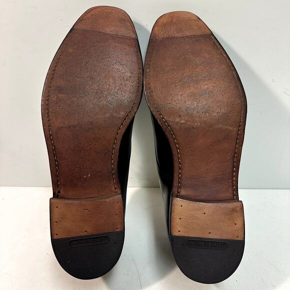 RESOLED Crockett & Jones x Brooks Brothers Derby Cap Toe Black Calf England 9.5 main image 10